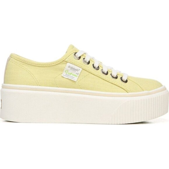 NWT NIB Dr. Scholl's Shoes Funday Comfort Insole Sneaker Yellow Size 9 - Picture 3 of 9